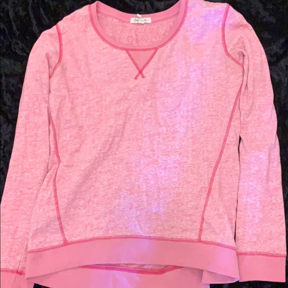 Pink long sleeve sweater !!